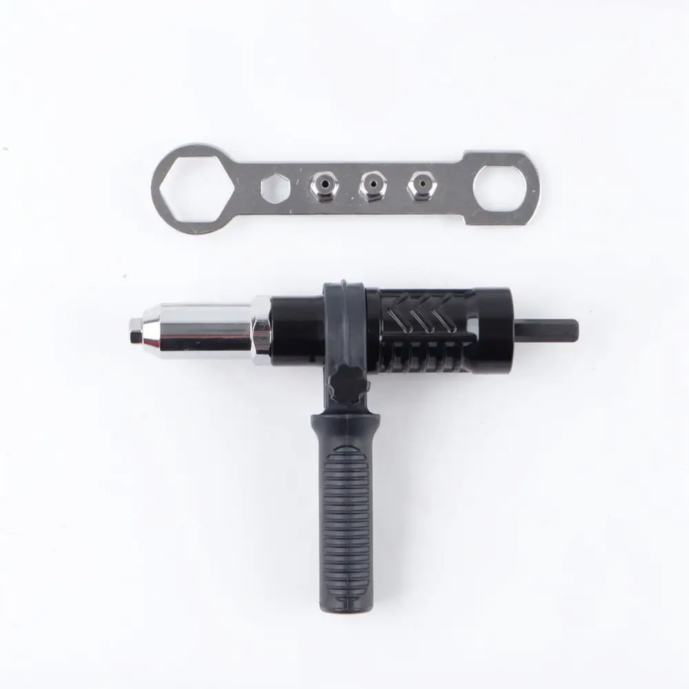 Drill To Rivet Converter Efficient Riveting Attachment Aluminum Alloy Power Drill Adapter Metal Sheet Fastening Tool