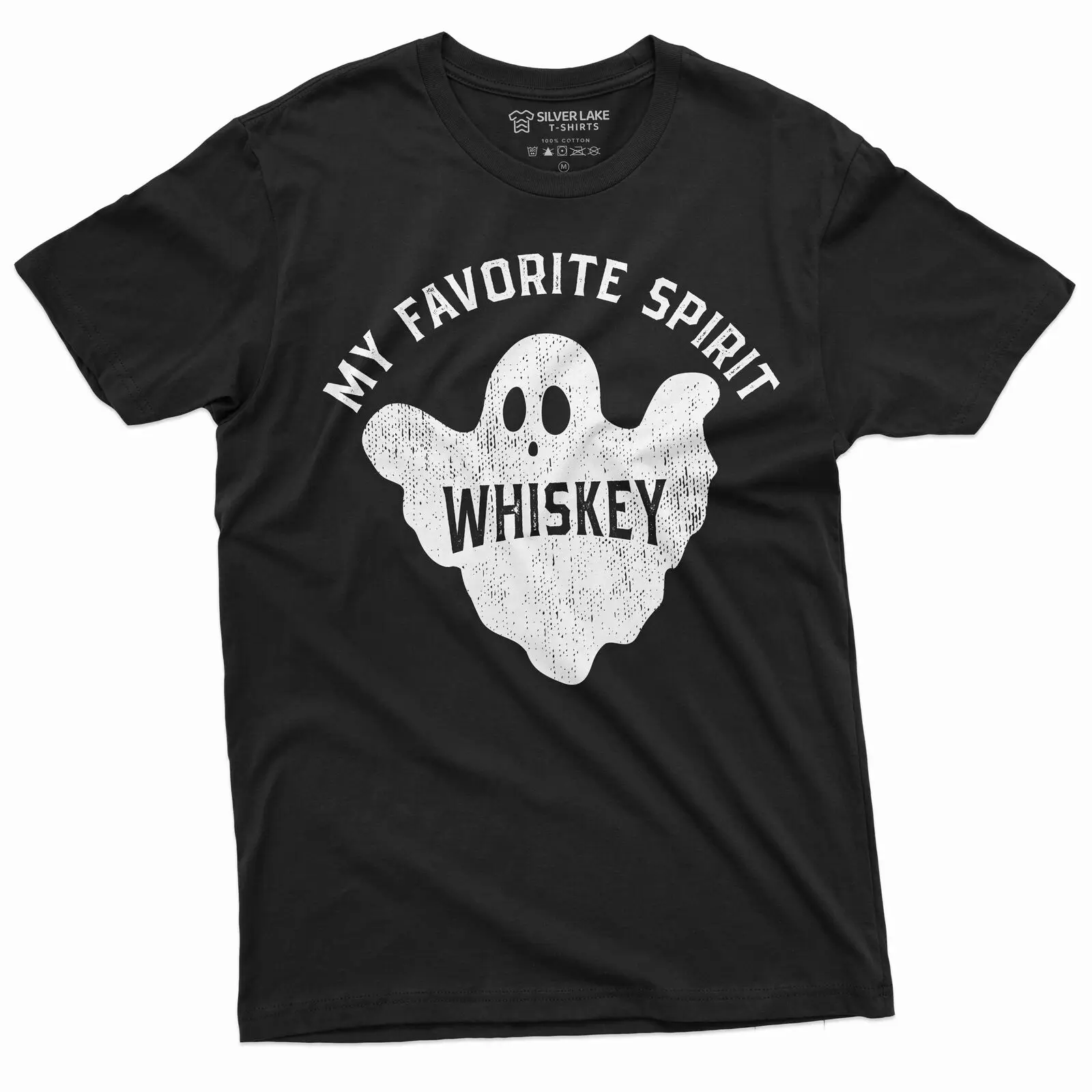 

Men's Funny Halloween T shirt Whiskey Drinking Party Costume
