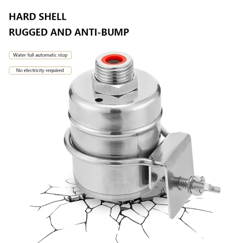 ABVJ-Float Valve Fully Automatic 1/2 Inch Filling Valve Mini Water Level Control Float Valve For Water Tanks