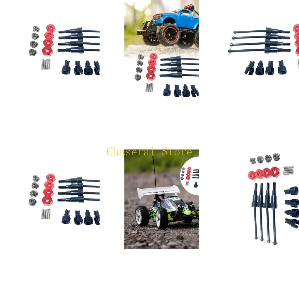 E7CE Universal CVD Steel Drive Shafts Set Easy to Use for Multiple Scale Models
