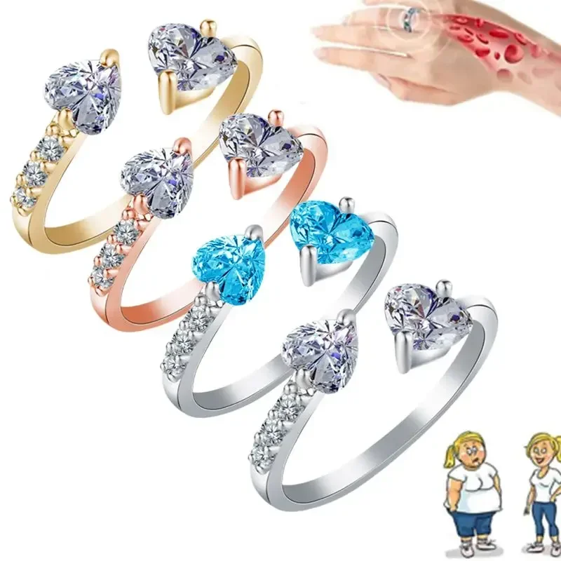 حلقة علاج مغناطيسية للنساء ، حلقة كريستال لفقدان الوزن ، ليمفاوية وتصريف ، علاج أيوني وأيوني