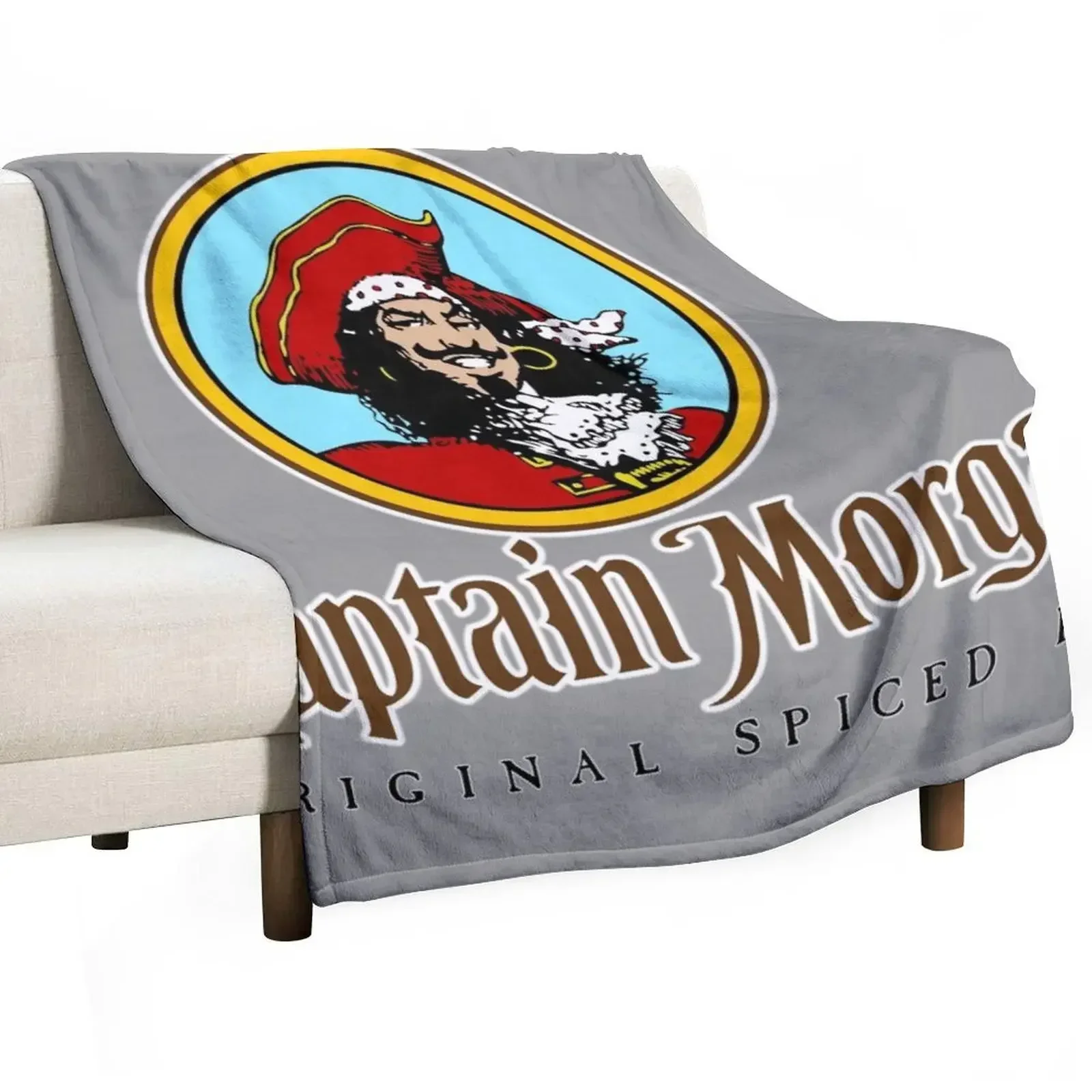 CAPTAIN MORGAN Throw Blanket Loose Blankets For Bed Blankets