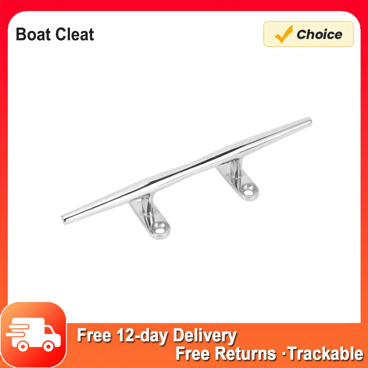 

10-дюймовая безопасная лодка из нержавеющей стали 316, фиксирующая планка для док-станции для лодки, зеркальная полированная морская веревочная планка для яхты, скоростной катер