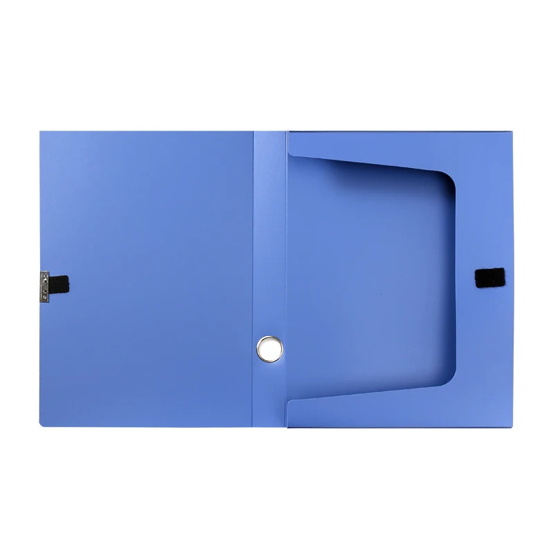 3 Pcs Customizable 7.5cm File Folder Box Storage Organizer PP A4 File Box For Office Home