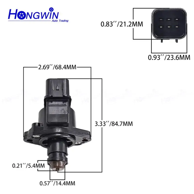 MD-MD de moda para requisitos particulares 614678   Válvula de control de aire inactivo para Mitsubishi Montero Sport Diamante 3.0L 3.5L 1994-AC249