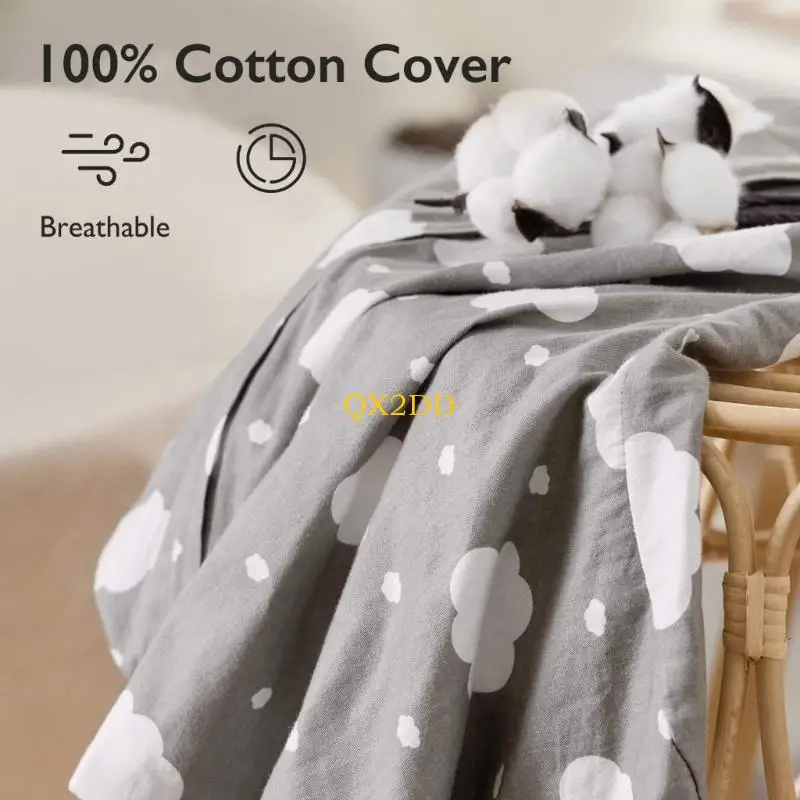 QX2D Removable & Washable Nursing Pillow Slipcover for Mom Feeding Lovely Pattern