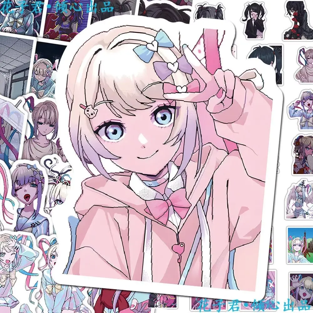 65Pcs Cartoon Kange Aufkleber Anime Needy Girl Überdosis DIY Aufkleber Scrapbooking Telefon Gepäck Skateboard Wasserdichte Aufkleber – Detail 5