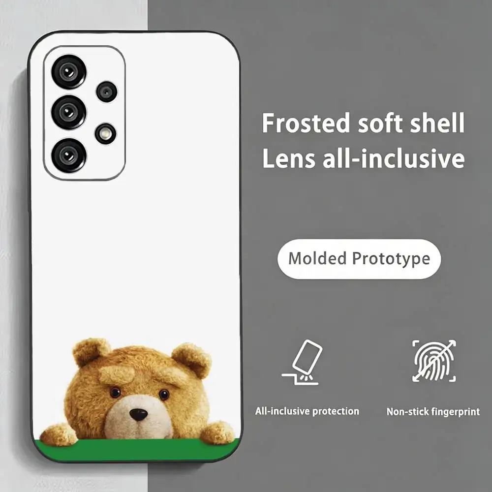 Cute T-Teddy B-BearS Movie T-Ted  Phone Case For Samsung S25,S24,S21,S22,S23,S30,Ultra,S20,Plus,Fe,Soft Silicone Black Cover view 4