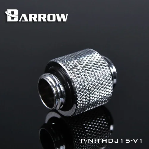 Barrow biały czarny srebrny złoty G1 / 4 "z męskiego na męskie złącza obrotowe/przedłużacze (15-16.5mm) PC układ chłodzenia wodą THDJ15-V1