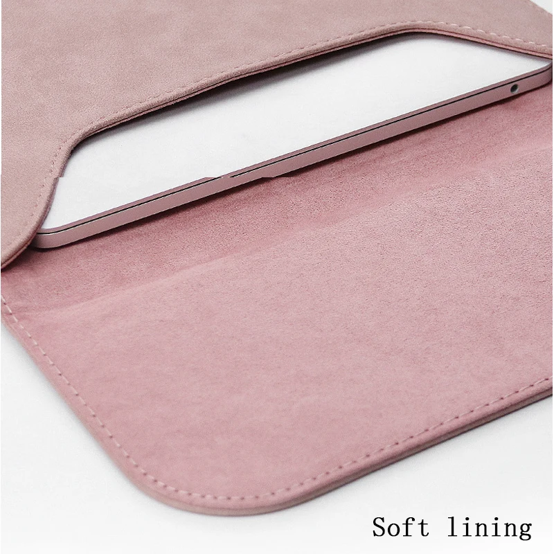 Imagem -03 - Capa de Couro pu para Notebooks para Homens e Mulheres 11 12 14 15 15.6 para Macbook Air 13 Xiaomi Samsung Lenovo Notebook