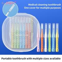 8-50pcs/lot 3MM Tooth Floss Oral Hygiene Dental Floss Soft Plastic Interdental Brush Toothpick Healthy For Teeth Cleaning Oral