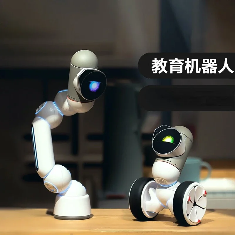 روبوت ذكي، ألغاز، ترفيه، تعلم، برمجة، ذراع ميكانيكي معياري، هدية لعبة أطفال