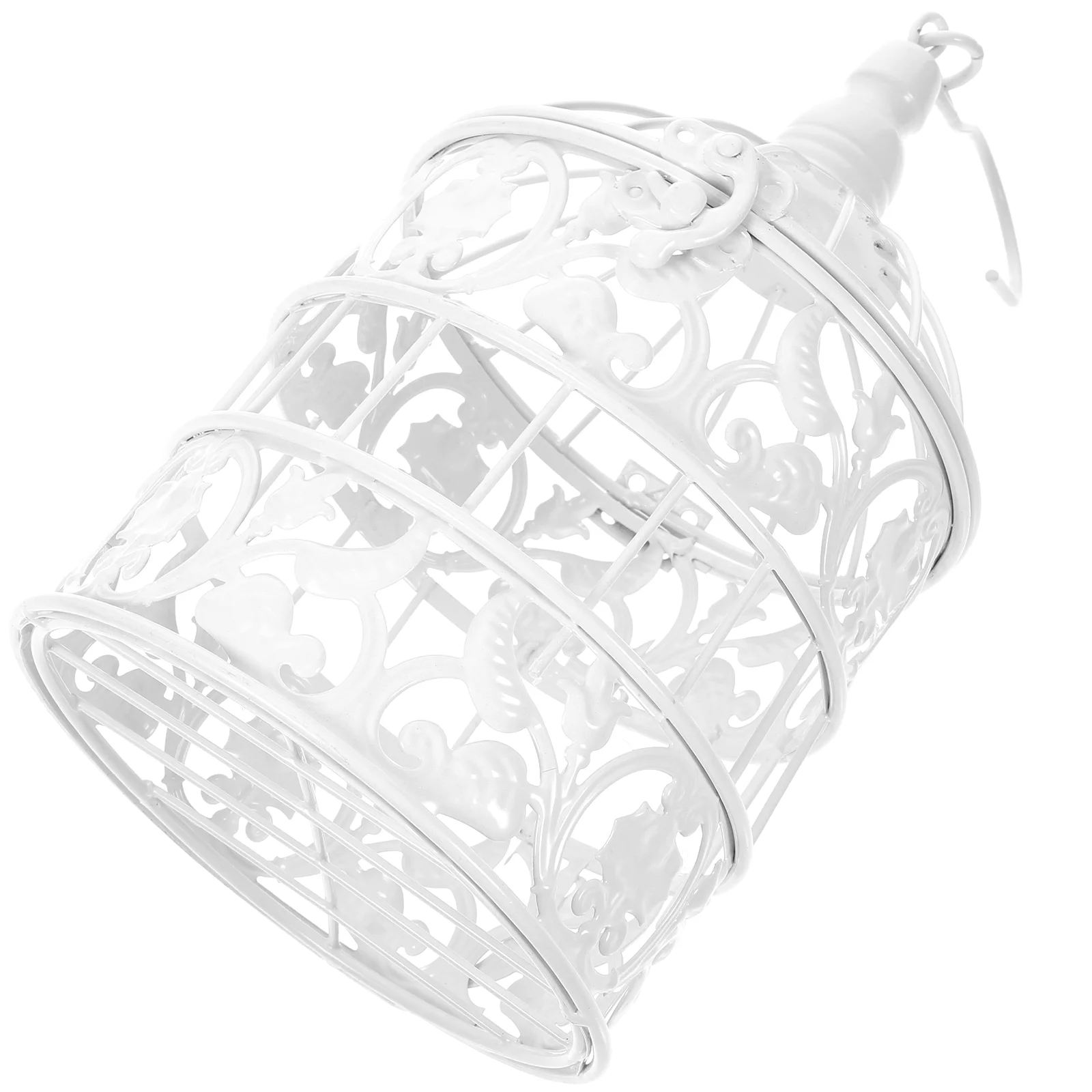 Birdcage Decoration European-style Adornment Glass Wedding Wrought Iron Decorative