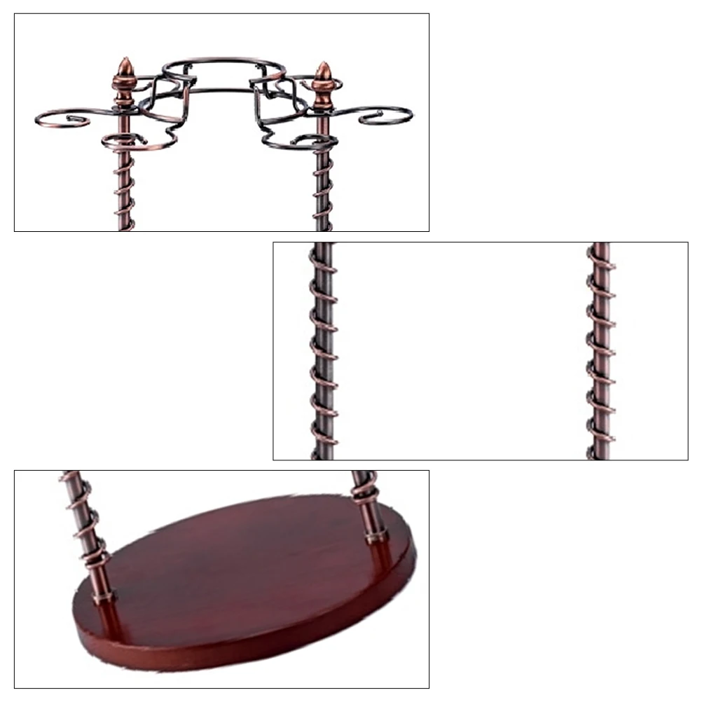 

Functional Glass Storage Rack Iron Design Practical Holder Under Cabinet Organizing Solution