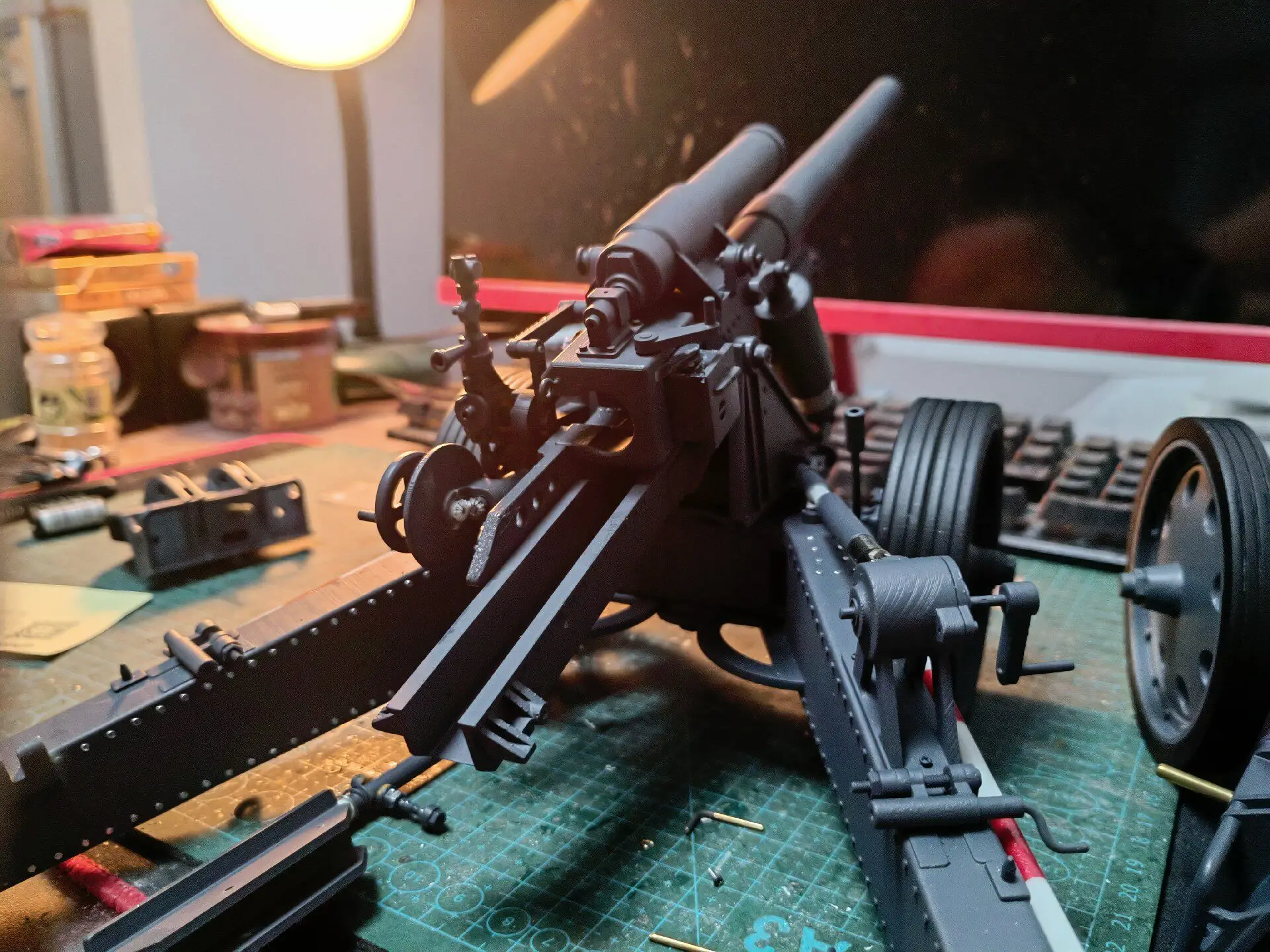 1/16 3D Printed WWII Sfh18 150mm Heavy Howitzer Model Military Collectible Decoration