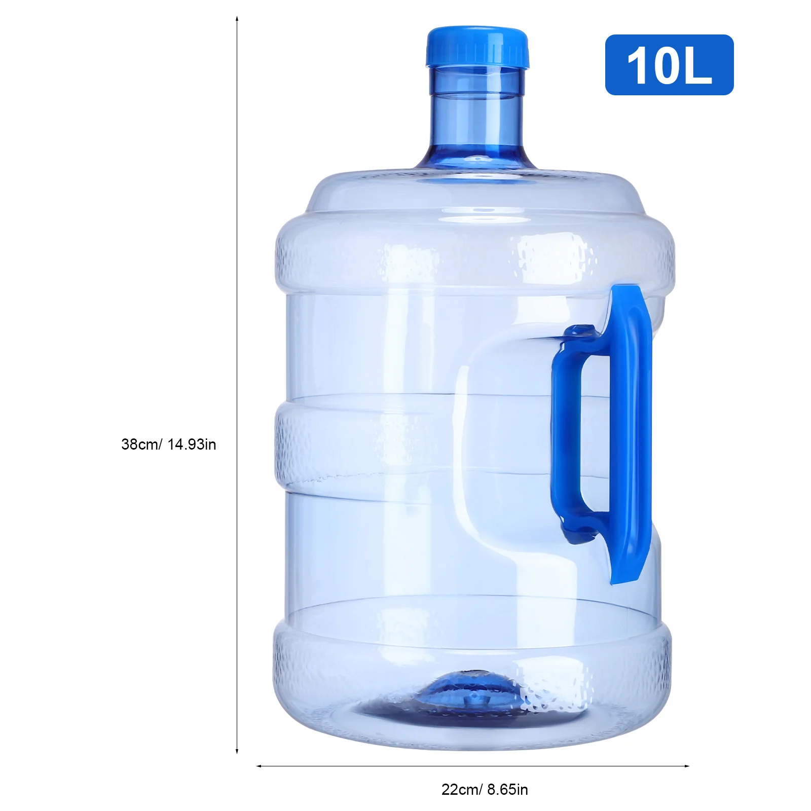 Cruche d'eau en plastique pour bureau, maison et extérieur, beaucoup d'eau, 10 gallons, E27