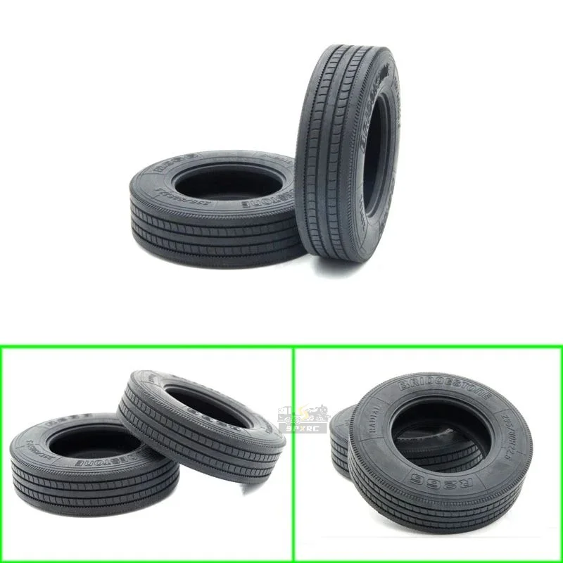 1 Pair Of Tire Upgrades 1/14 For Tamiya RC Truck Trailer Tipper For Scania MAN Benz Actros Volvo Car Diy Parts