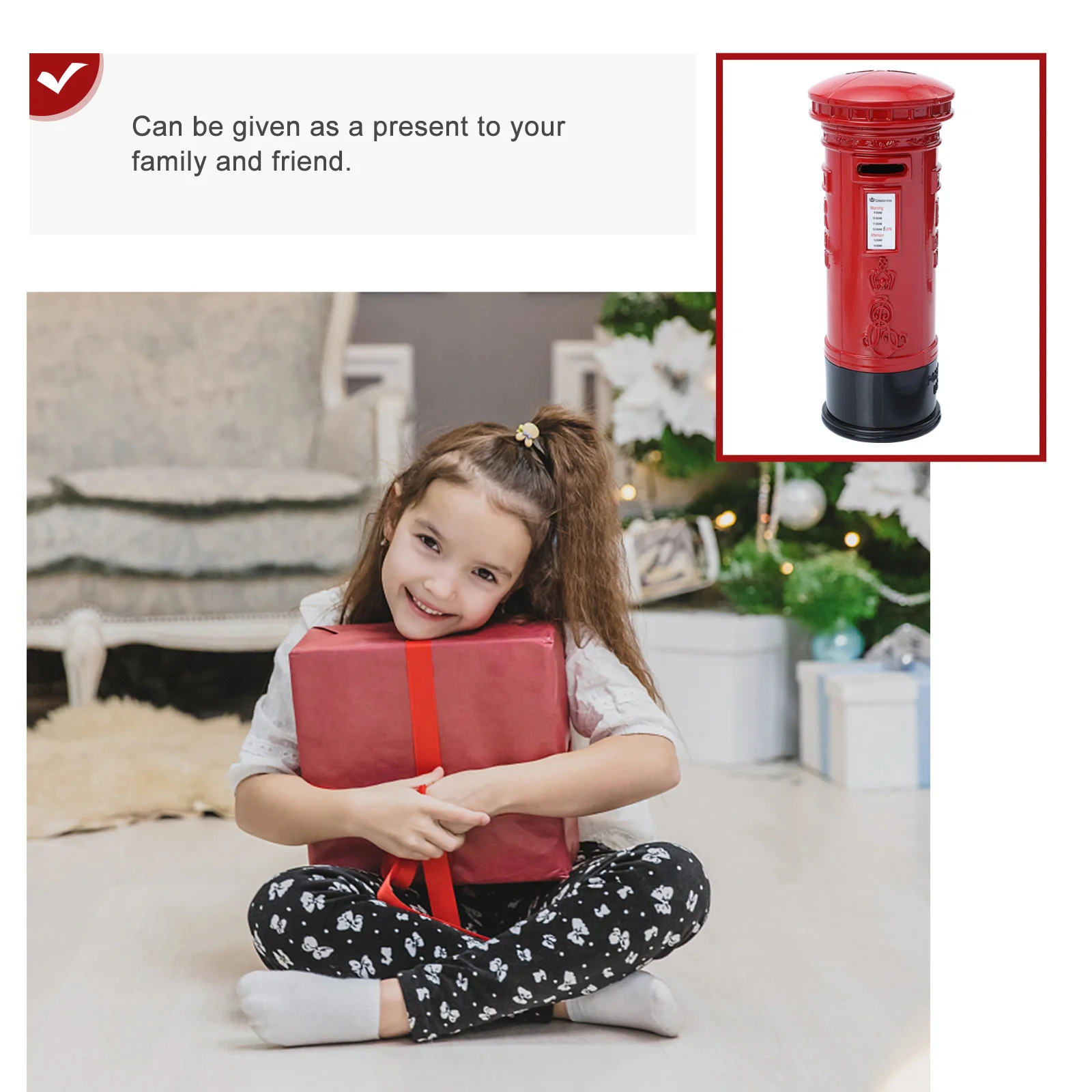 

1pc Retro Iron Piggy Bank Creative Desktop Decor Vintage Household Ornament Metal Money Box For Gift Home