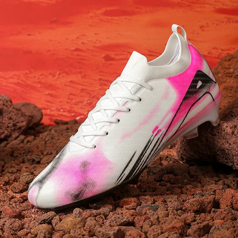 New Men's Football Boots Non-Slip Soccer Shoes Cleats Training FG Top Quality Sneakers Wholesale Drop Shipping Unisex Adult image 2
