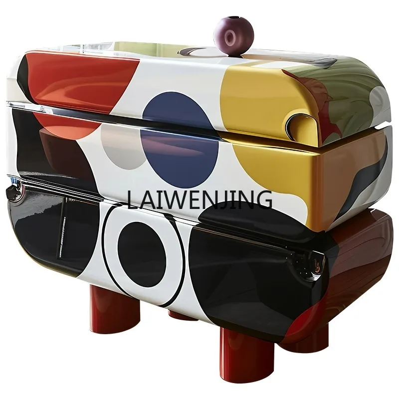 MJY Modern Simple Fashion Decorative Locker Painted Entrance Cabinet