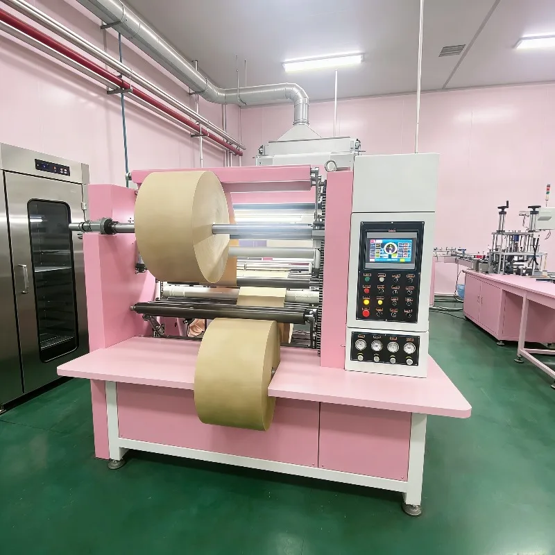 Slitting Machine Center Surface Rewinding Nonwoven Non Woven Fabric Slitting  Machine