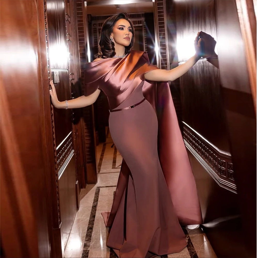 

Customized Luxurious Evening Dresses 2025 Women Elegant Off-the-shoulder Long Party Dress Floor Length Mermaid Cocktail Gowns
