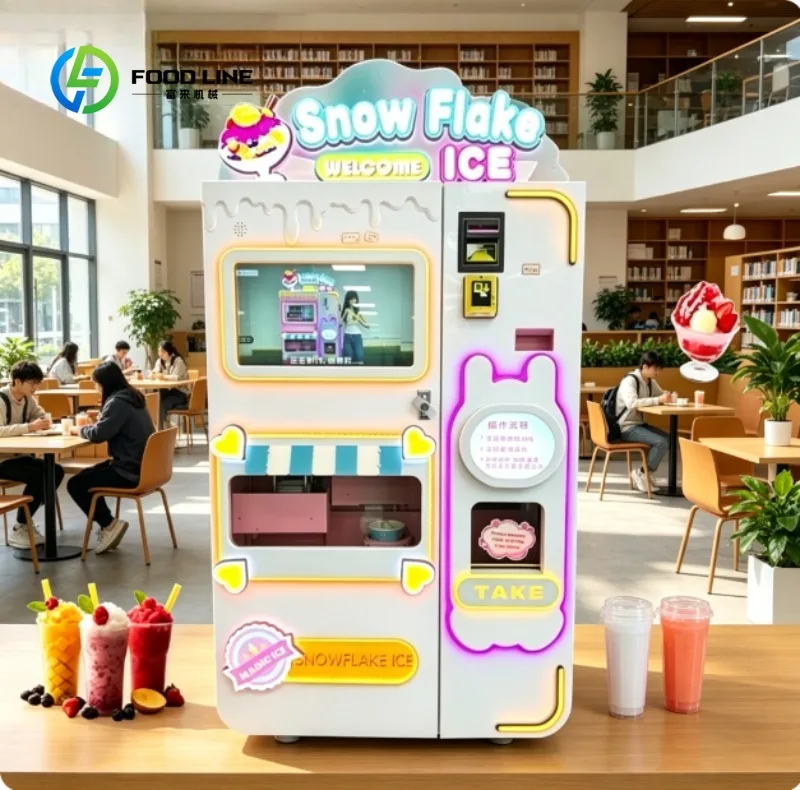 

Smart Slushie Vending Machine Automatic Smoothie Maker Commercial Equipment for Office, Retail and Events