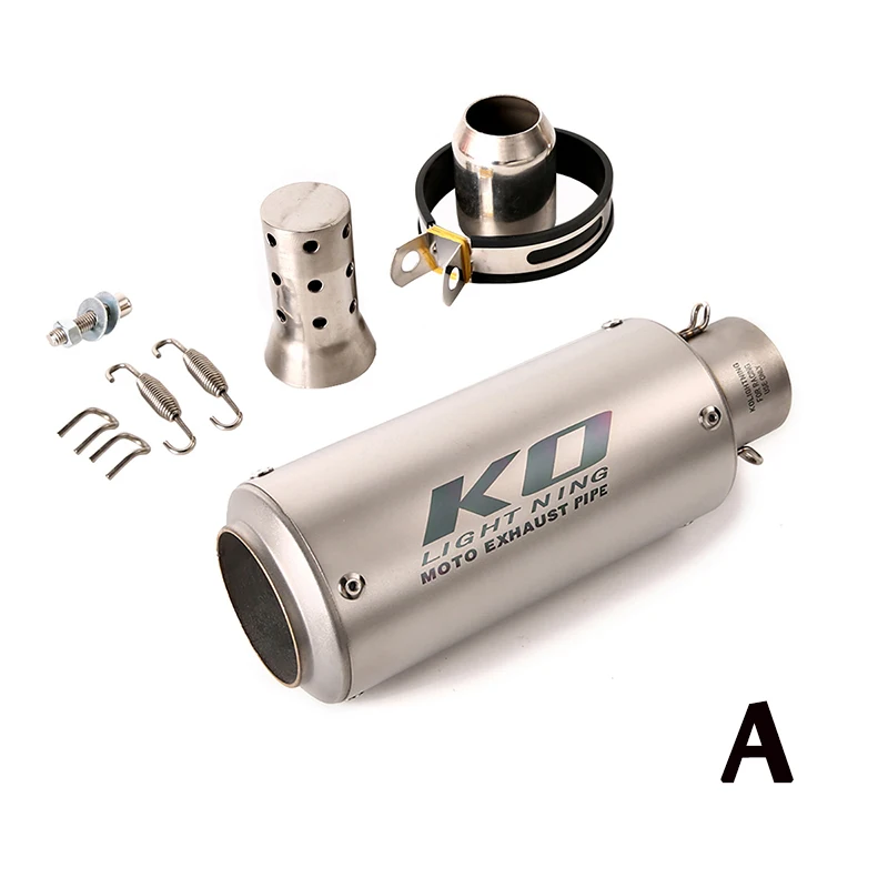 38-51 مللي متر العالمي للدراجات النارية سباق الترابية دراجة ATV العادم الخمار أنابيب طرفية للإزالة DB القاتل الانزلاق على نظام تعديل