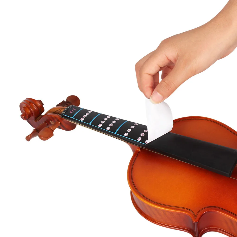 

10 Pcs Violin Fretboard Stickers Reusable Paper Material Intonation Decal for Beginners Lightweight Position Chart Marker