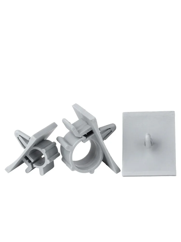 20/50pcs PTS Series Grey Nylon Plug-in Clamp Aircraft Head Cones Fastener Adjustable Cable Organizer