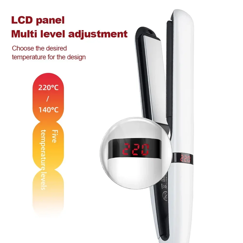 High quality Hair Straightener Curling Iron Dual-purpose Does Not Hurt Hair and Straightens Hair with A Straight Clip