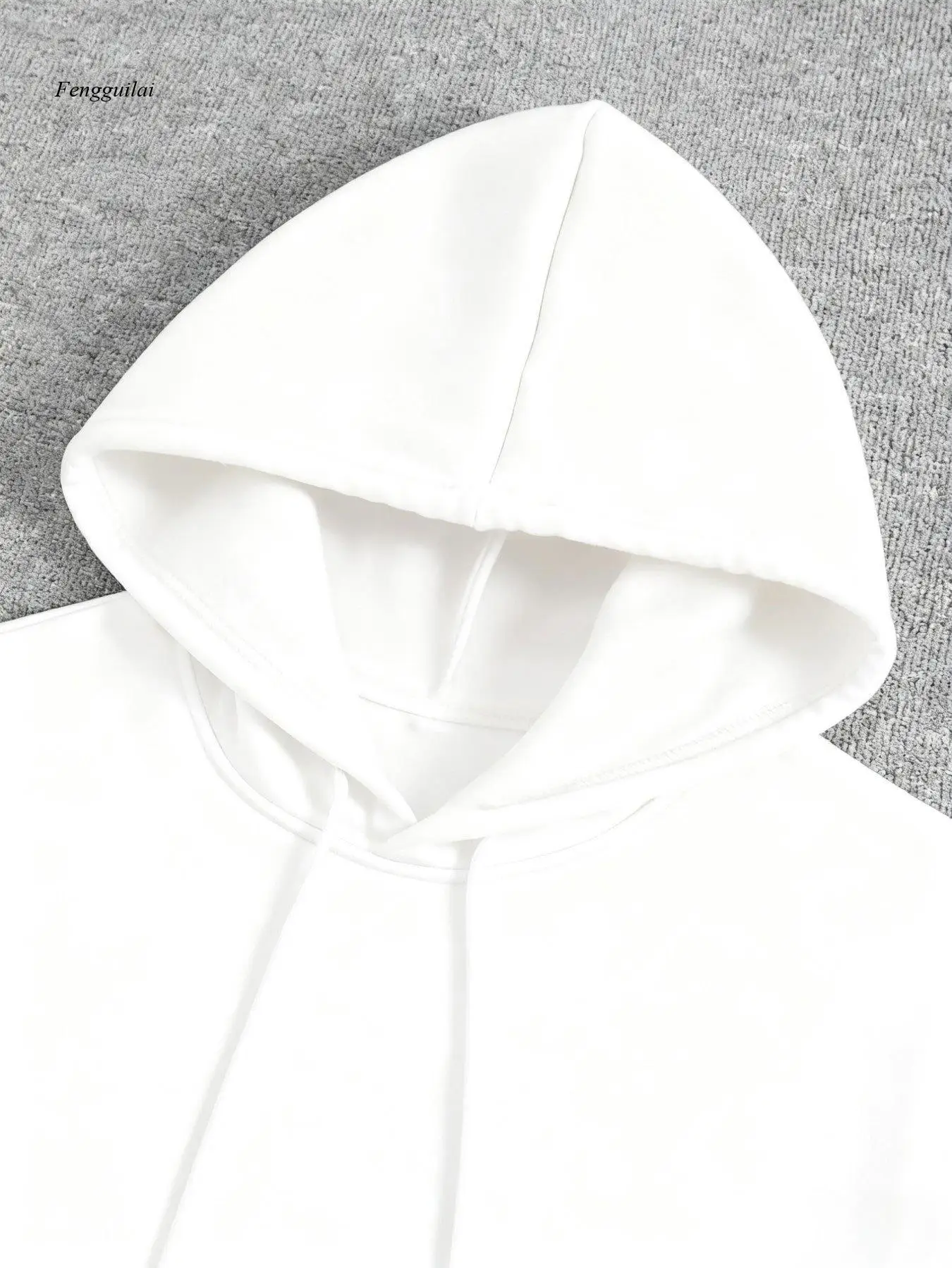 Felpa con cappuccio stampata a forma di cuore di San Valentino |   Cordoncino casual, maniche lunghe con tasca a marsupio