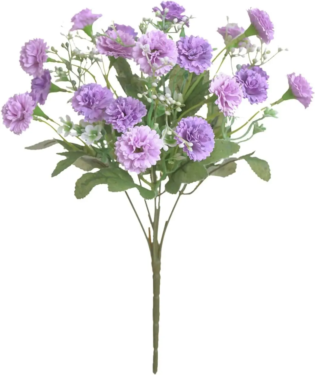 屋外用の耐紫外線人工花、フェイクローズブーケ、色褪せない造花、植物と低木、手結びアレンジメント