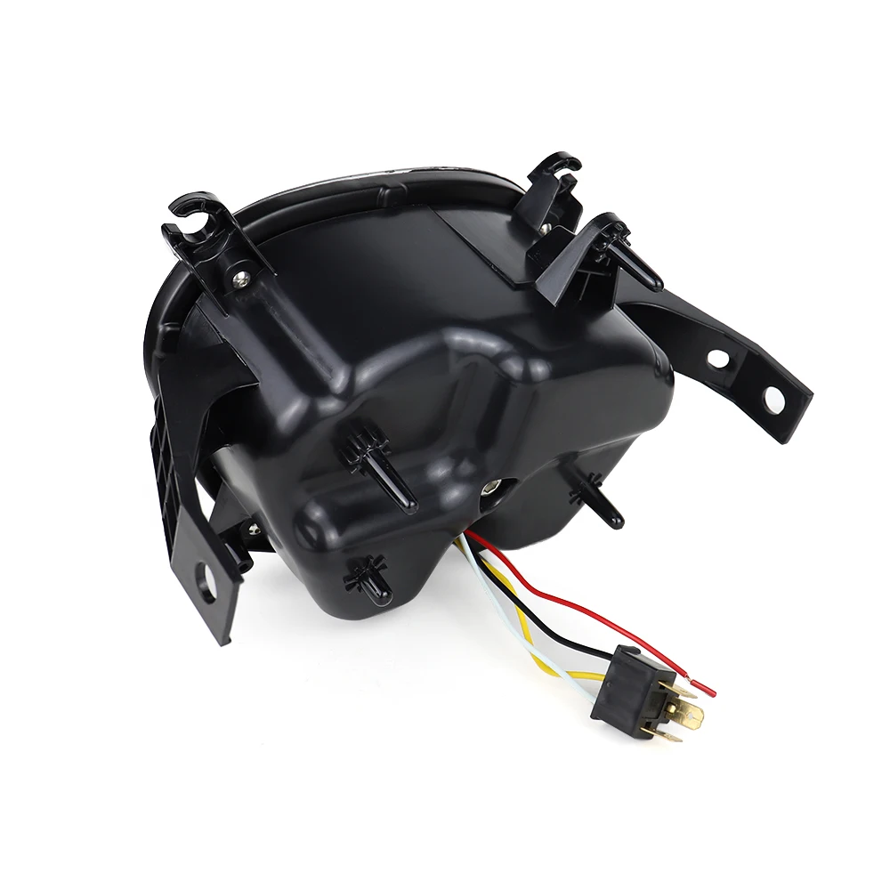 Afbeelding 4: Wukma M109R LED Koplamp Hoog/Dimlicht Met Halo DRL voor Boulevard M109R 2006-2019 Motorfiets Verlichting systeem