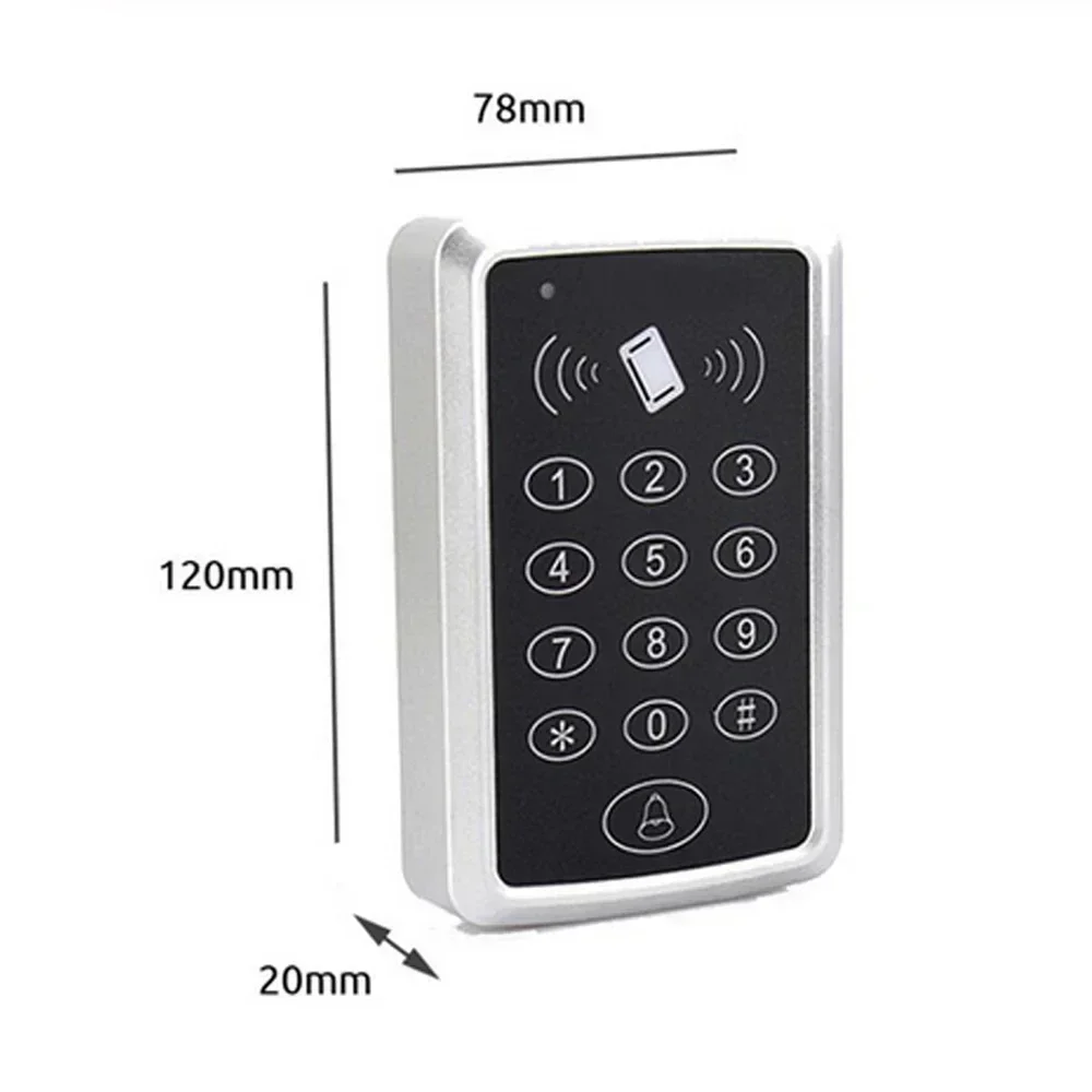 Electric Lock Access Control Card Reader 125KHz RFID Access Control Keypad EM Card Reader Door Access Control System IC/ID Card