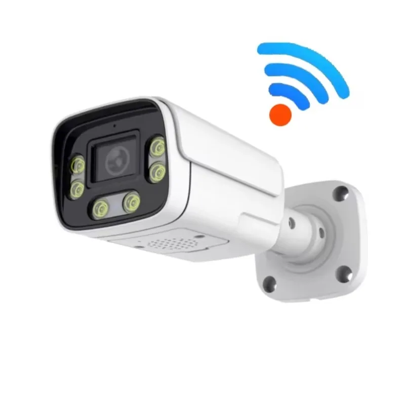 5MP HD الملونة IP رصاصة واي فاي كاميرا IR-CUT السيارات التبديل في يوم وليل CCTV مراقبة في الهواء الطلق اتجاهين كاميرات الصوت #3