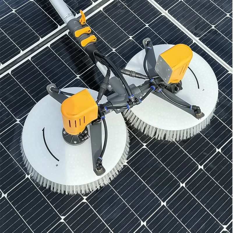 Good Quality AC Power Solar Panel Cleaning Brush Solar Panel Cleaning Machine Rolling Brush Photovoltaic Cleaning Machine