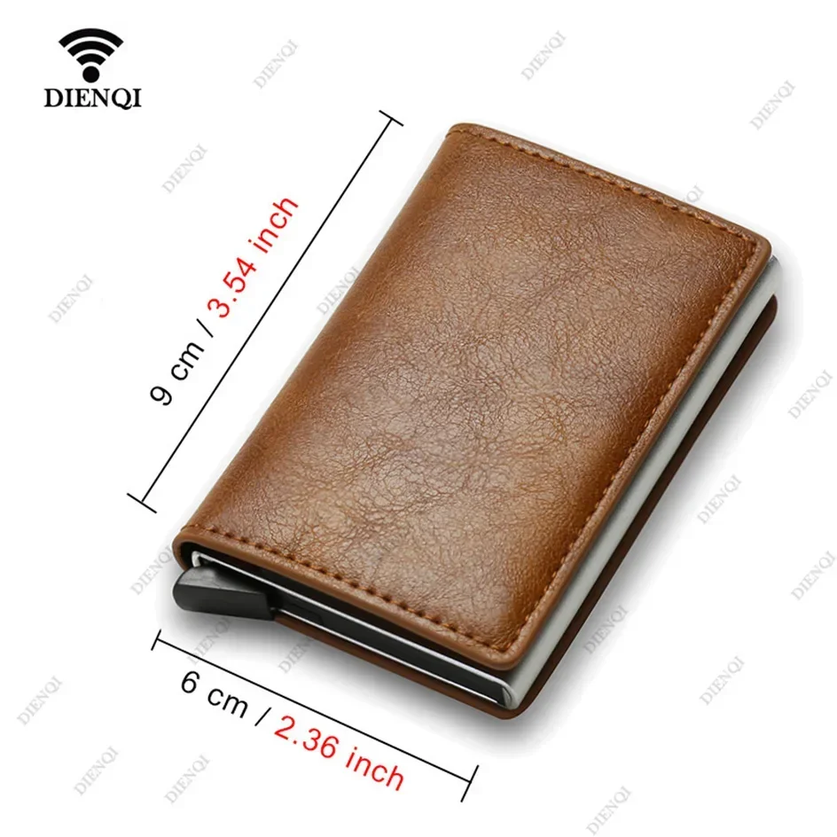 Carbon Fiber Credit Card Holder Smart Rfid Minimalist Wallet Case Money Clip Men Women Slim Cardholder Bank Creditcard Case