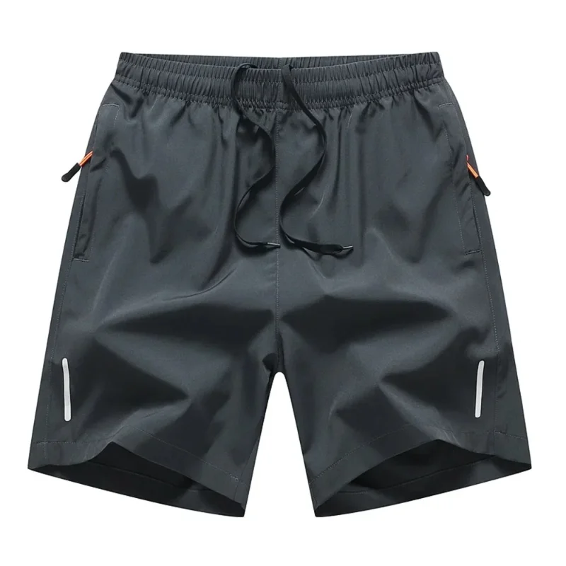 Men's Sport Shorts Summer New Lightweight Breathable Zipper Pocket Training Runing Workout Short Pants Male Skin-friendly Shorts