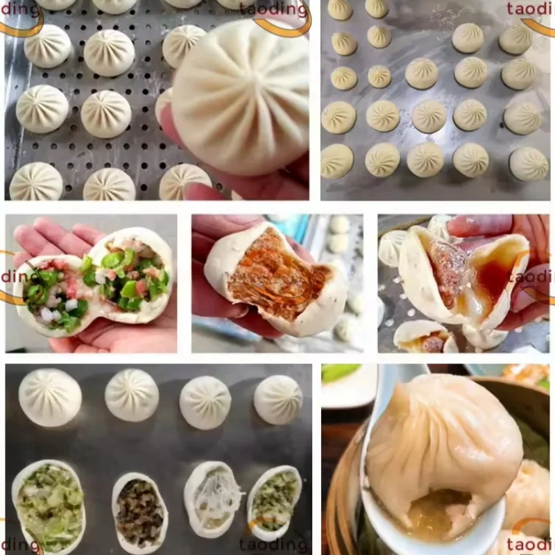 Produto automático de grãos pequenos Baozi Mochi Siopao fabricante de pão cozido no vapor Momo que faz a máquina para uso doméstico
