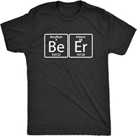 Periodic Table Geek Graphic Tees Element of Beer Nerdy Science T-Shirt Unisex Style Shirts for Women Men Clothing Streetwear Y2k
