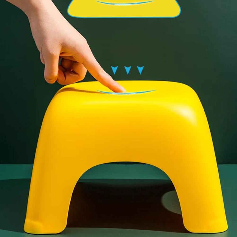 Plastic Stool Lightweight Small Non-slip Bedpan Child Stackable Shoe Changing Kids