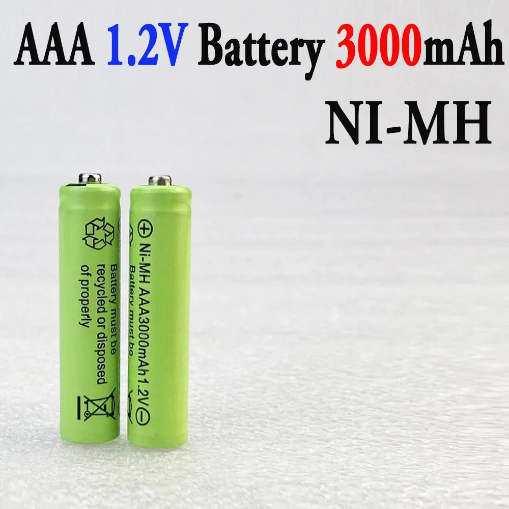 

AAA 3000mAh 3A 1.2V Ni-MH yellow rechargeable battery cell for MP3 RC Toys led flashlight flashlight