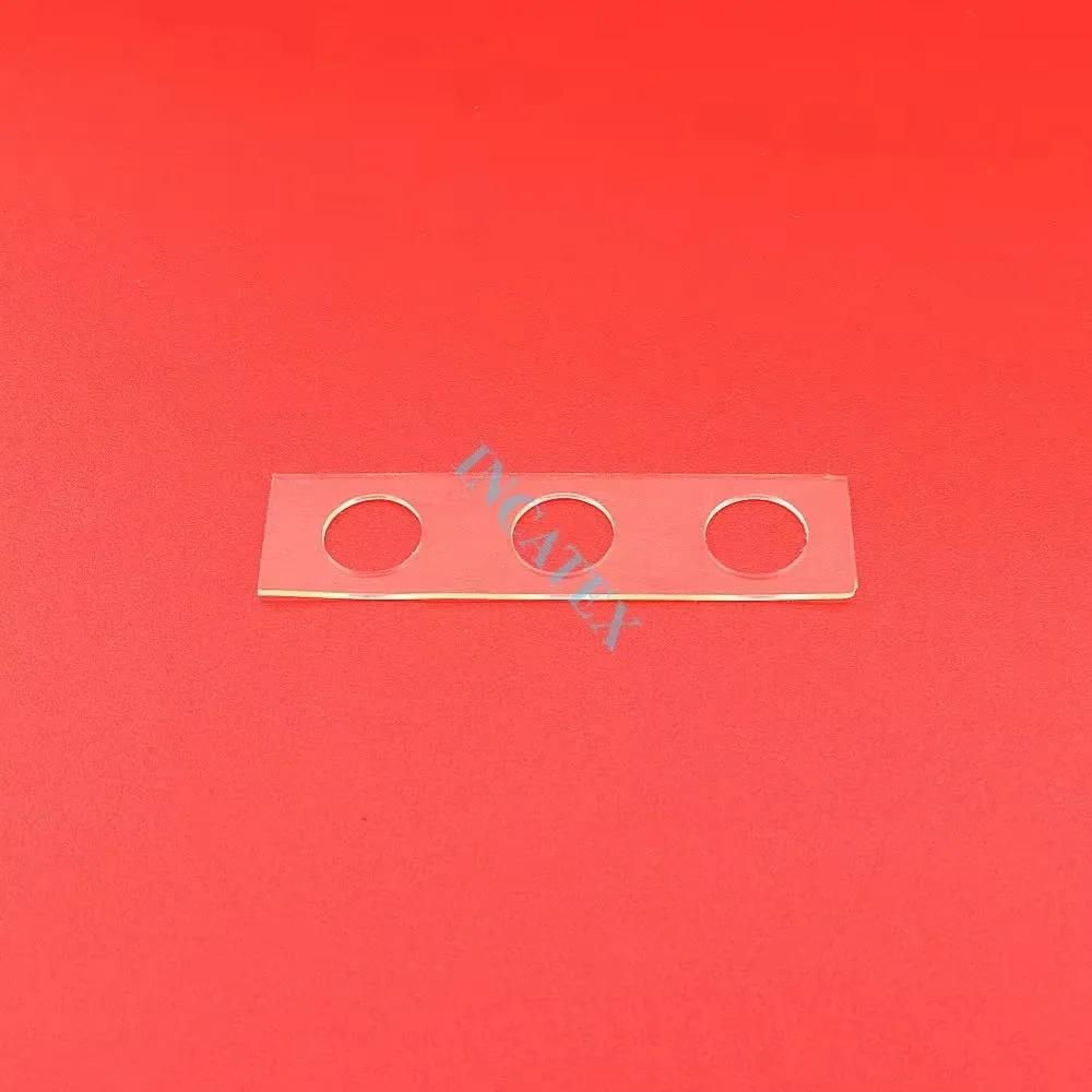 200 Pcs Good Quality Tajima Embroidery Machine Spare Parts Presser Foot Adjusting Rubber 3 Holes Thickness 0.5mm