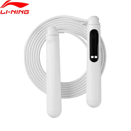 Imagen 1 del producto Li-ning-cuerda para saltar Unisex con forro de entrenamiento para ejercicio físico, cuerda para saltar ajustable AQEU067