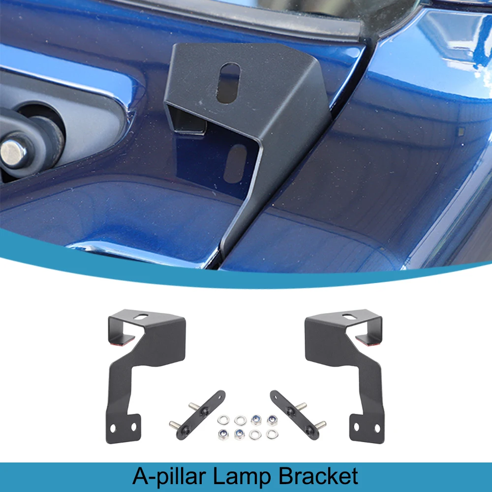 

A-Pillar Work LED Light Lamp Bar Mounting Bracket Support Holder for Suzuki Jimny JB64 JB74 2019-2024 Car Exterior Accessories