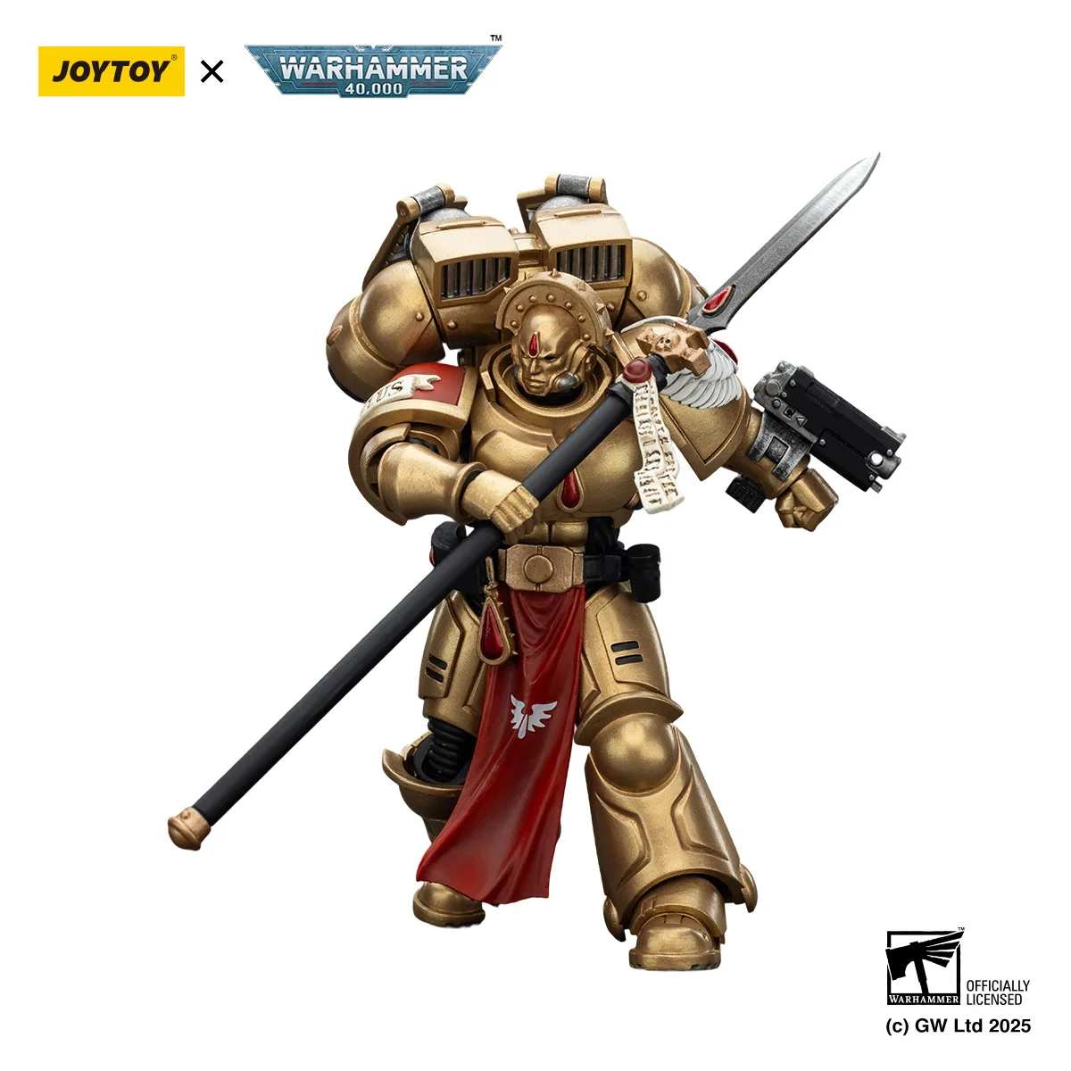 [NA STANIE] JOYTOY Warhammer 40K Figurka Akcji 1/18 Blood Angels Sanguinary Guard [3 SZTUKI] Model Militarny Anime