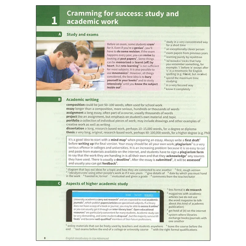 المفردات الإنجليزية في الاستخدام: كتاب متقدم مع الإجابات والكتاب الإلكتروني المحسن الطبعة الثالثة 9781316630068