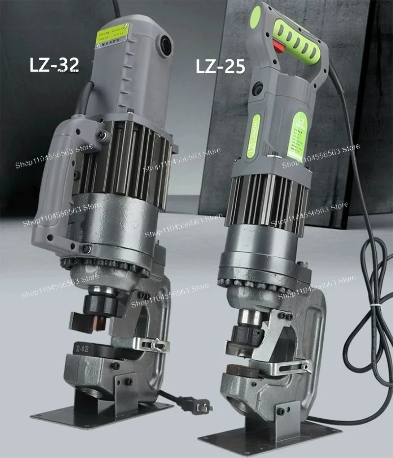 ماكينة ثقب هيدروليكية كهربائية 2000 وات زاوية قناة فولاذية خرامة فولاذية 3-12 مللي متر ماكينة ثقب لوحة حديد فولاذية محمولة سميكة