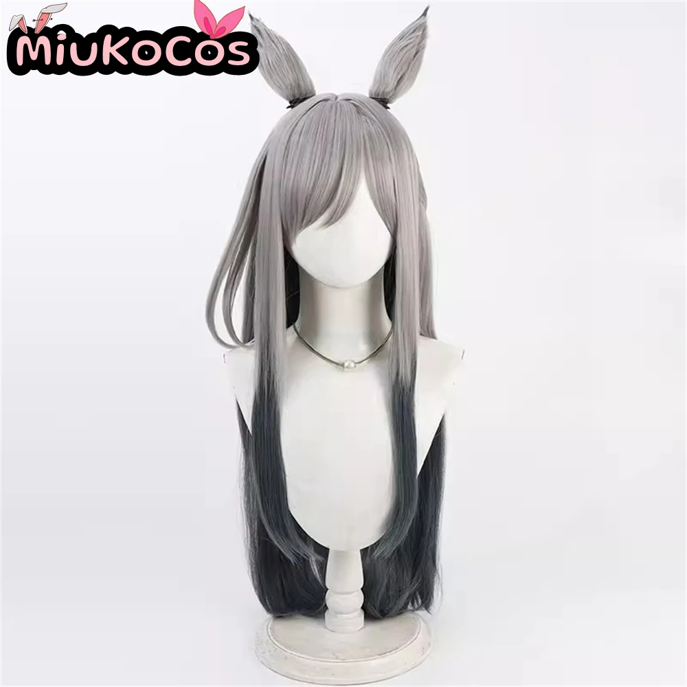 IN STOCK クロノジェネシス Chrono Genesis Cosplay Wig With Ears and Tail MiukoCosplay Umamusume:Pretty Derby Cosplay 2
